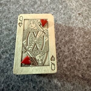 Ms. Dee Pewter Trinket Box Brooch Earrings & Necklace #21